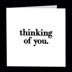 "thinking of you" card