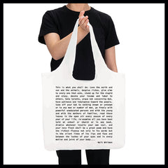 "what you shall do" fold-up bag