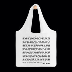 "what you shall do" fold-up bag