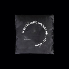 "going through hell" fold-up bag