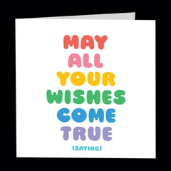 "wishes come true" card
