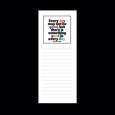 "good in every day" list pad