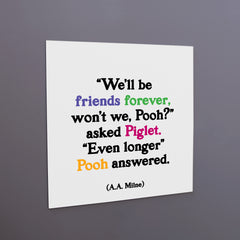 "friends forever pooh" magnet