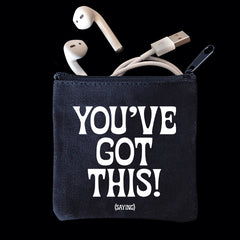 "you've got this!" mini pouch