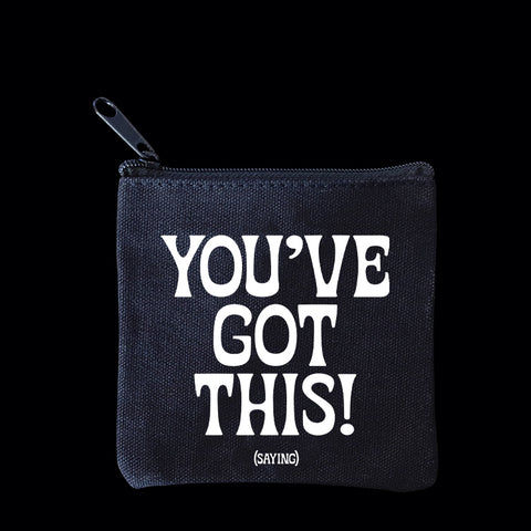 "you've got this!" mini pouch