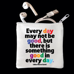 "good in every day" mini pouch