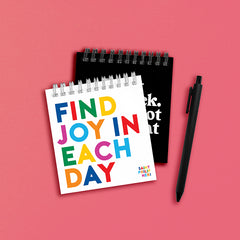 "find joy" spiral notepad