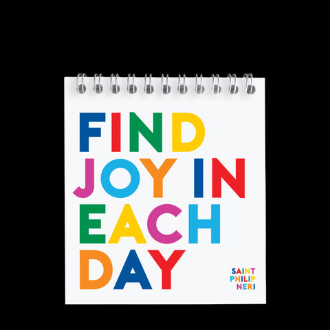 "find joy" spiral notepad