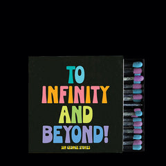 "to infinity and beyond!" matchbox